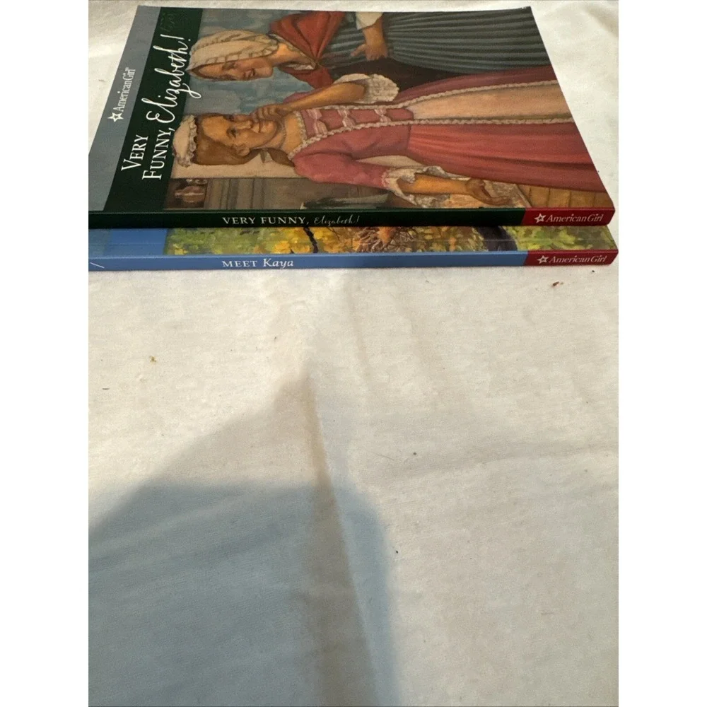 American Girls Collection Lot of 2 paperbacks Books Meet Kaya & Elizabeth Nice!